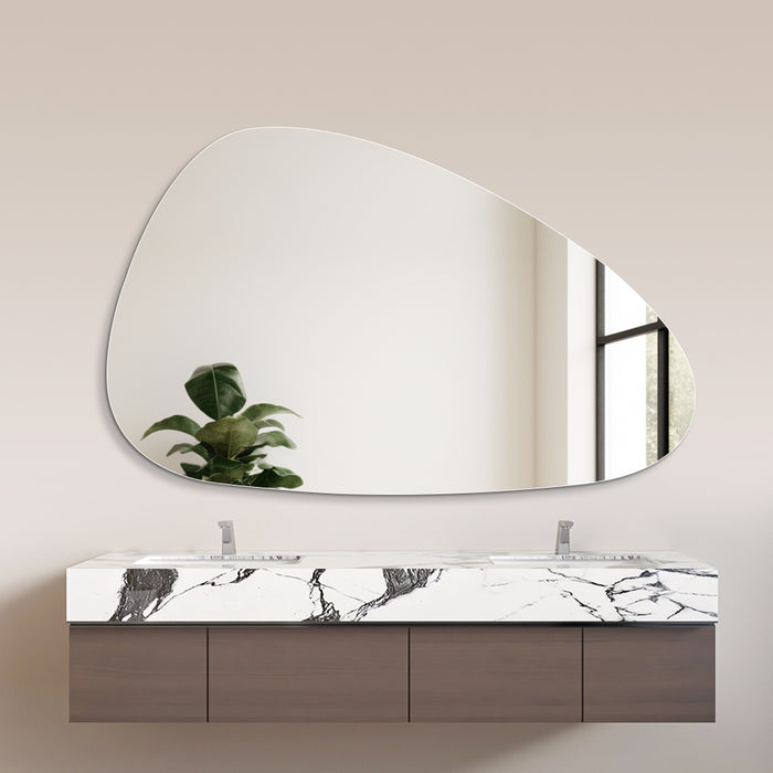 Oblonga 1200 x 750 Asymmetrical Polished Edge Mirror