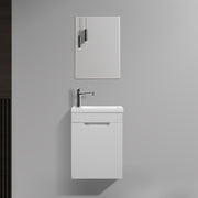 Indulge | Odessa 400 Fluted Matte White Wall Hung Vanity - Acqua Bathrooms