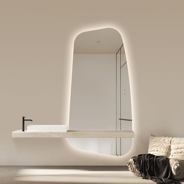 Orella 500 x 1000 Touchless LED Mirror - Three Light Temperatures - Image 3