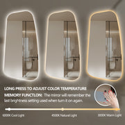 Orella 500 x 1000 Touchless LED Mirror - Three Light Temperatures - Image 5