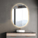 Indulge | Oval Pill Touchless 700 x 1000 LED Mirror - Three Light Temperatures - Acqua Bathrooms