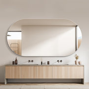 Oval 1000 x 2000 Polished Edge Mirror - Image 3