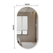 Oval 1000 x 2000 Polished Edge Mirror - Image 5