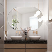 Oval Pill 1200 x 800 Polished Edge Mirror - Acqua Bathrooms