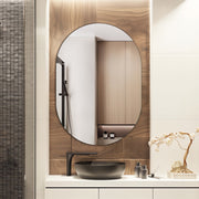 Oval Pill 700 x 100 Polished Edge Mirror - Acqua Bathrooms