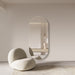 Oval 800 x 1800 Polished Edge Mirror