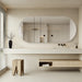 Oval 800 x 1800 Polished Edge Mirror - Image 3