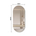 Oval 800 x 1800 Polished Edge Mirror - Image 5