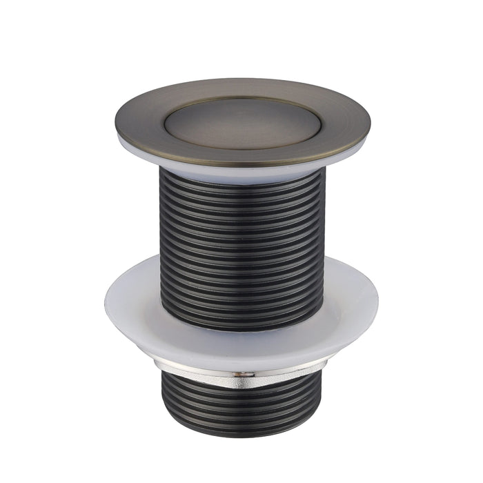 32mm Antique Brass Pop Up Non-Overflow Waste