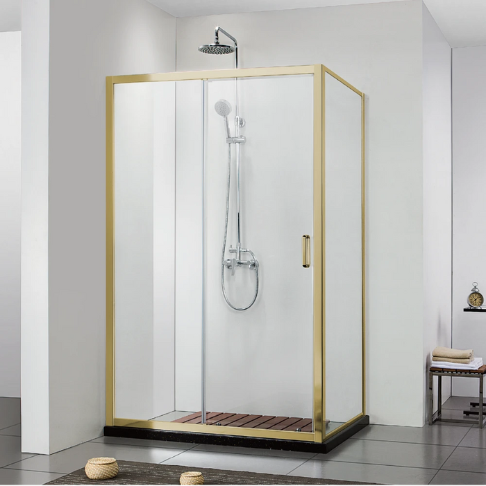 Sliding Semi Frameless Shower Screen