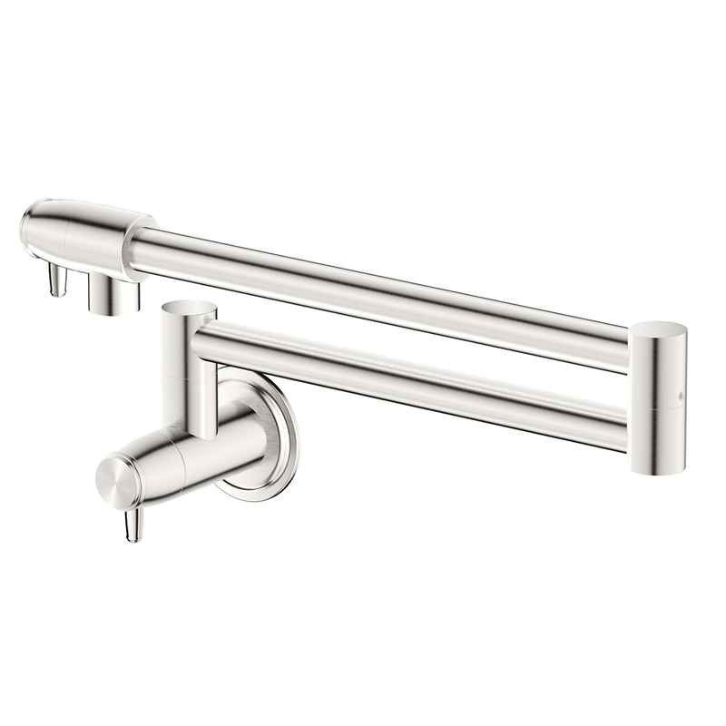 Mica Brushed Nickel Heritage Pot Filler
