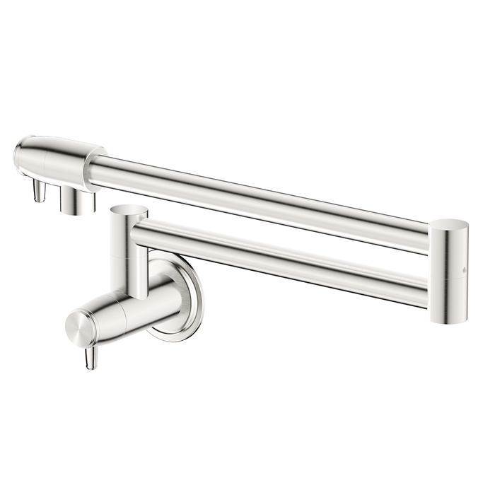 Mica Brushed Nickel Heritage Pot Filler
