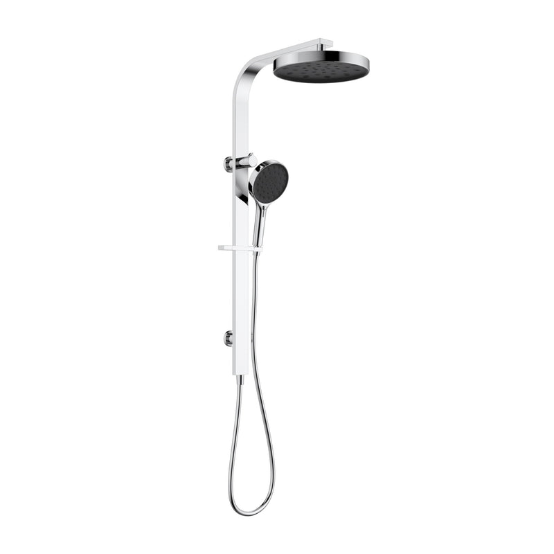 Sulu II Chrome Multifunction Shower Rail Set