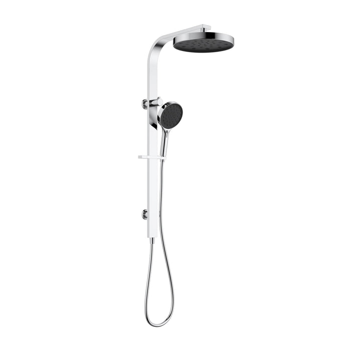 Sulu II Chrome Multifunction Shower Rail Set