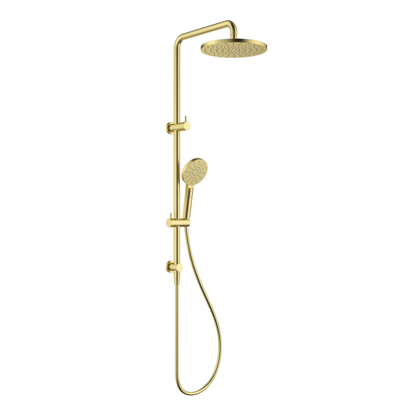 Otus Brushed Gold Multifunction Shower Rail Set
