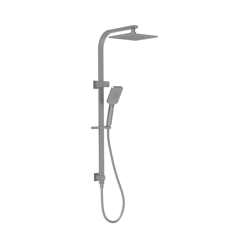 Ruki Gun Metal Multifunction Shower Rail - Acqua Bathrooms