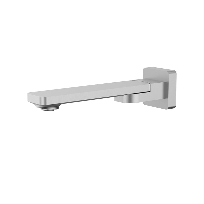 Ruki Brushed Nickel Swivel Bath Spout - Acqua Bathrooms
