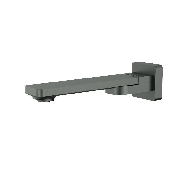 Ruki Gun Metal Swivel Bath Spout - Acqua Bathrooms