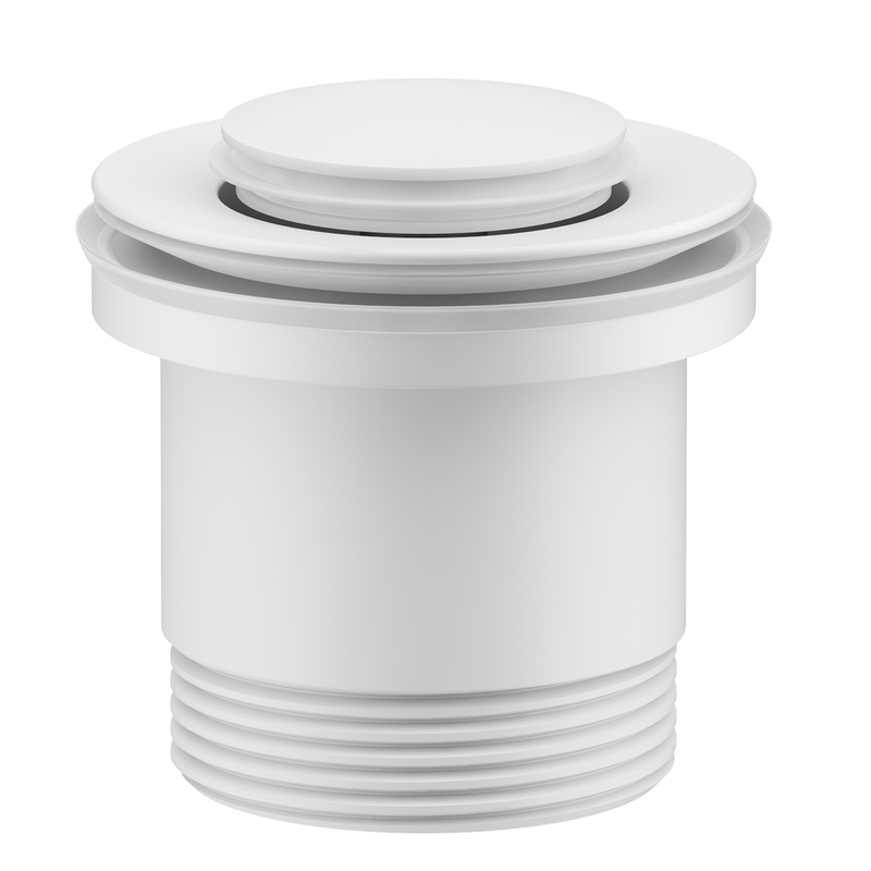 Xulu Matte White Universal Pop-Up Waste