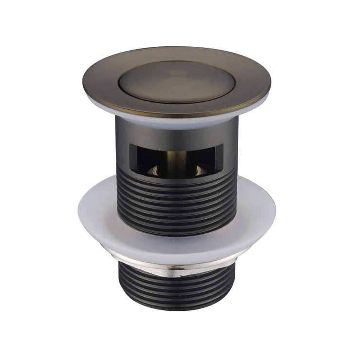 32mm Antique Brass Pop Up Overflow Waste