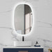 Indulge | Pera 600 x 1000 Curved Touchless LED Mirror  - Three Light Temperatures - Acqua Bathrooms