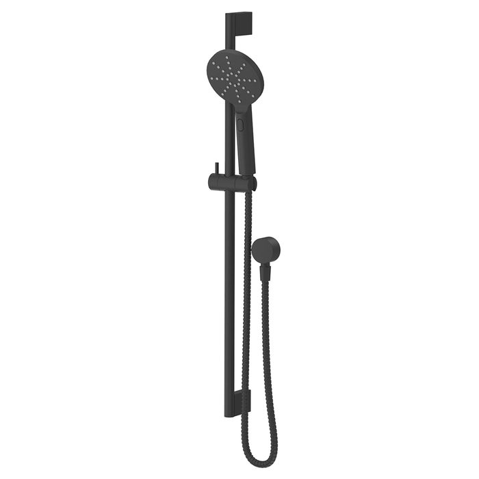 Mica Matte Black Shower Rail