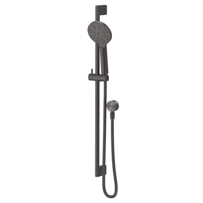 Mica Gun Metal Shower Rail