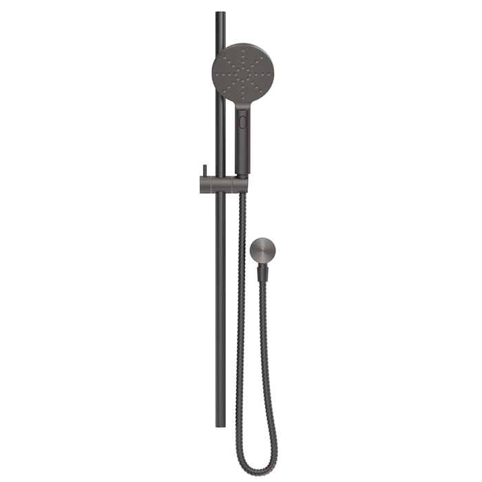 Mica Gun Metal Shower Rail