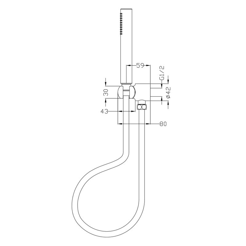 Mica LVB Living Brass Hand Shower