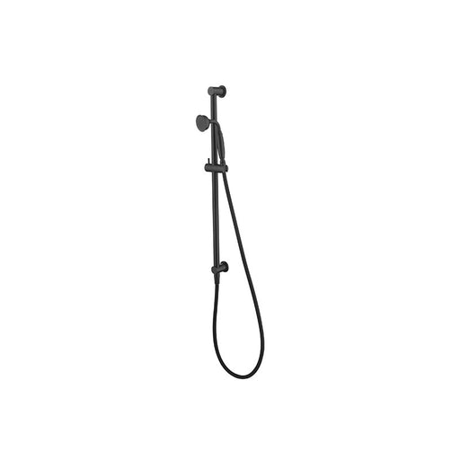 Mica Matte Black Heritage Shower Rail - Acqua Bathrooms