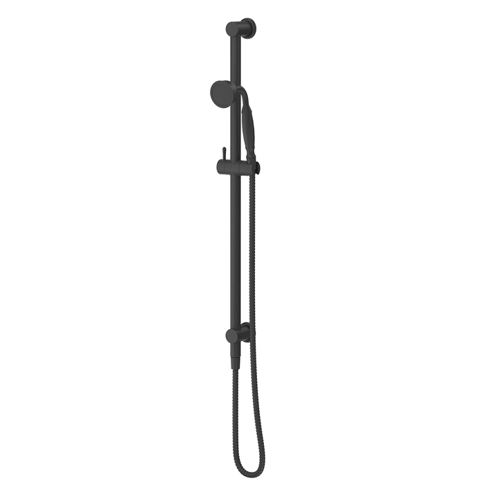 Mica Matte Black Heritage Shower Rail