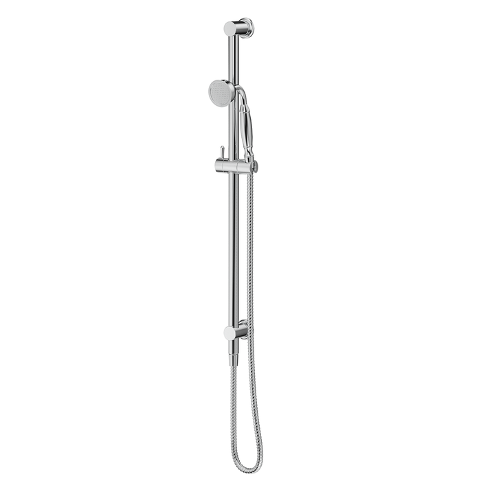 Mica Chrome Heritage Shower Rail