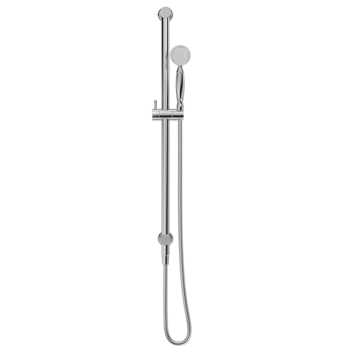 Mica Chrome Heritage Shower Rail