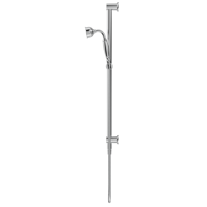 Mica Chrome Heritage Shower Rail