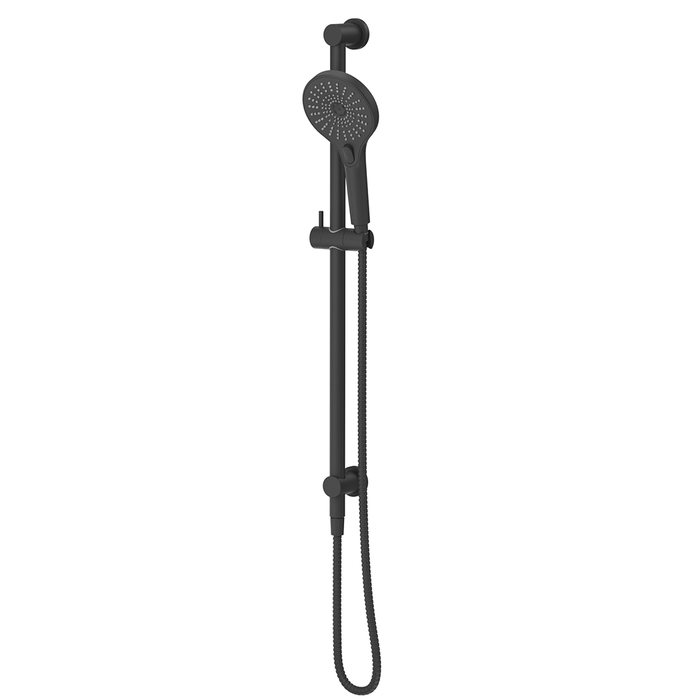 Mica Matte Black Shower Rail