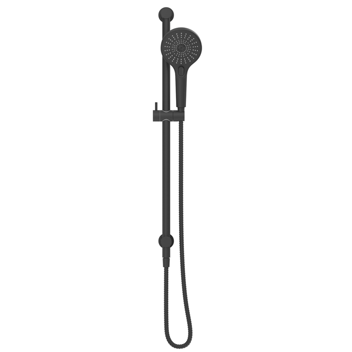 Mica Matte Black Shower Rail