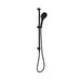 Mica Matte Black Shower Rail - Acqua Bathrooms