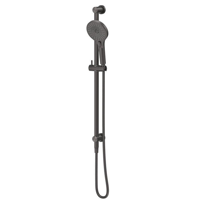 Mica Gun Metal Shower Rail