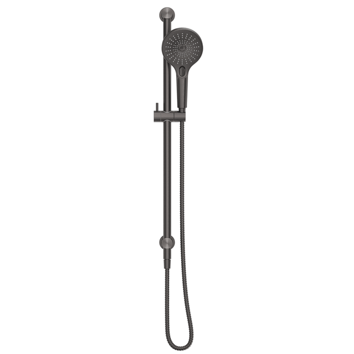 Mica Gun Metal Shower Rail