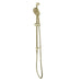 Mica Fluted French Gold Shower Rail - Acqua Bathrooms