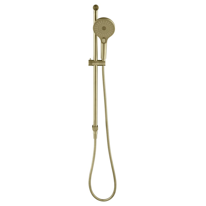 Mica Fluted French Gold Shower Rail