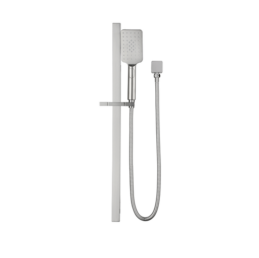 Beki / Tiago Brushed Nickel Single Shower Rail - Acqua Bathrooms