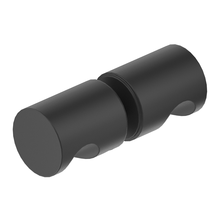 Matte Black Round Shower Screen Handle