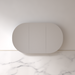 Ronda 1500mm Matte White Oval Shaving Cabinet - Acqua Bathrooms