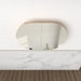 Ronda Light Walnut Oval Shaving Cabinet - Acqua Bathrooms
