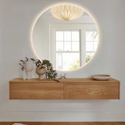 Round Touchless 1000mm LED Mirror - Three Light Temperatures - Acqua Bathrooms