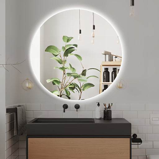 Round Touchless 1000mm LED Mirror - Three Light Temperatures - Acqua Bathrooms