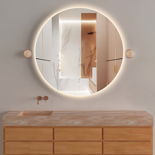 Round Touchless 1100mm LED Mirror - Three Light Temperatures - Acqua Bathrooms