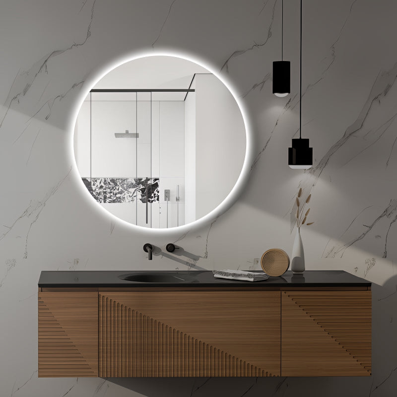 Round Touchless 700mm LED Mirror - Three Light Temperatures - Acqua Bathrooms