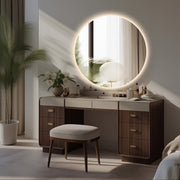 Round Touchless 700mm LED Mirror - Three Light Temperatures - Acqua Bathrooms